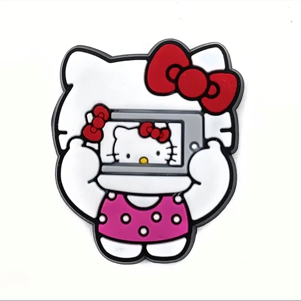 🆕 10PCS Hello Kitty Kawaii Style Shoes Decoration Charms For Clogs Sanda… - Picture 5 of 8